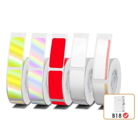 NIIMBOT N1 Colorful Label Stickers, Waterproof and High Temperature Resistance