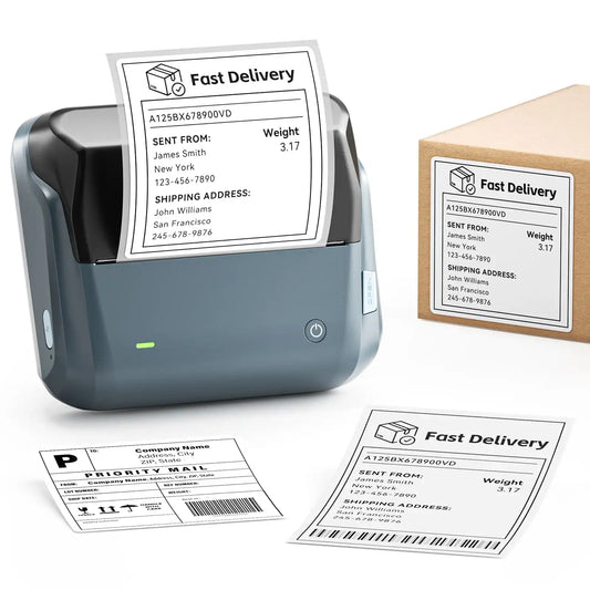 NIIMBOT B4 4-Inch Thermal Label Printer for Shipping Label, Package Label & Warehouse Logistic