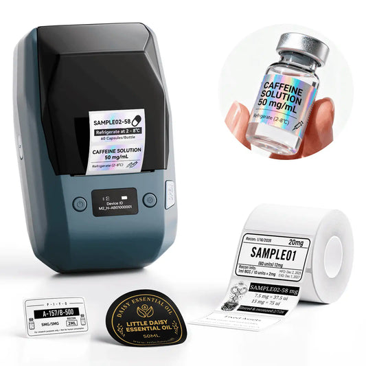 NIIMBOT M2 Thermal Transfer Label Maker, Smart Color Printing with Phones & PC for Office, Lab, Vial Bottle
