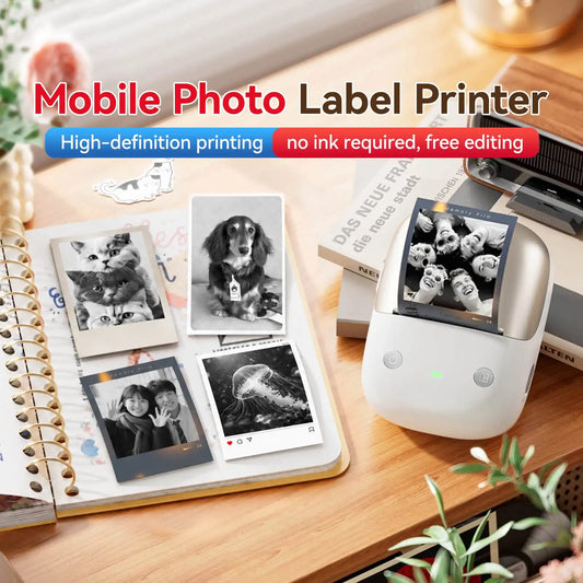 NIIMBOT B2 Pro 300 DPI High Definition, Portable Thermal Label Printer with Fun APP for Photos, Scrapbook, Home, School Organization