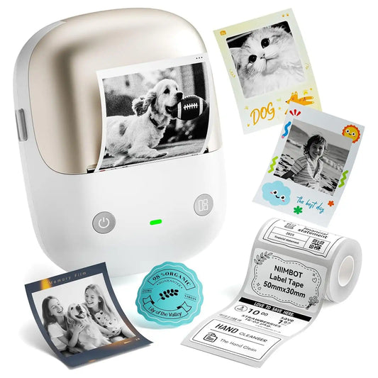 NIIMBOT B2 Pro 300 DPI High Definition, Portable Thermal Label Printer with Fun APP for Photos, Scrapbook, Home, School Organization
