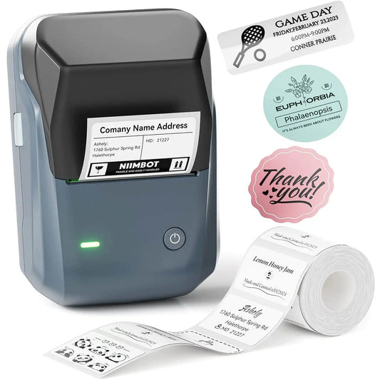NIIMBOT B1 Thermal Label Maker | Small Business, Food, Office, Clothing & Transparent Labels