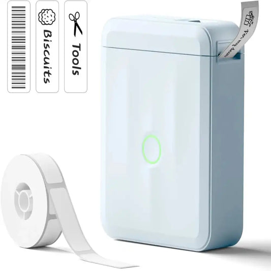 NIIMBOT D110 Upgraded Thermal Switch Mini Label Maker Bluetooth for Office Home School