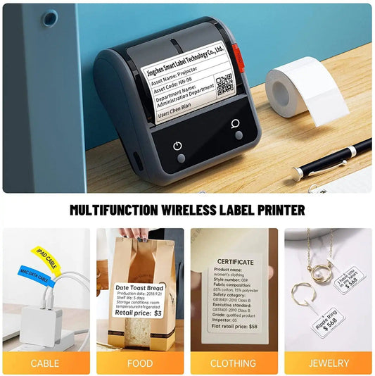 NIIMBOT B3S Thermal Label Printer - Streamline Labeling and Receipt Printing